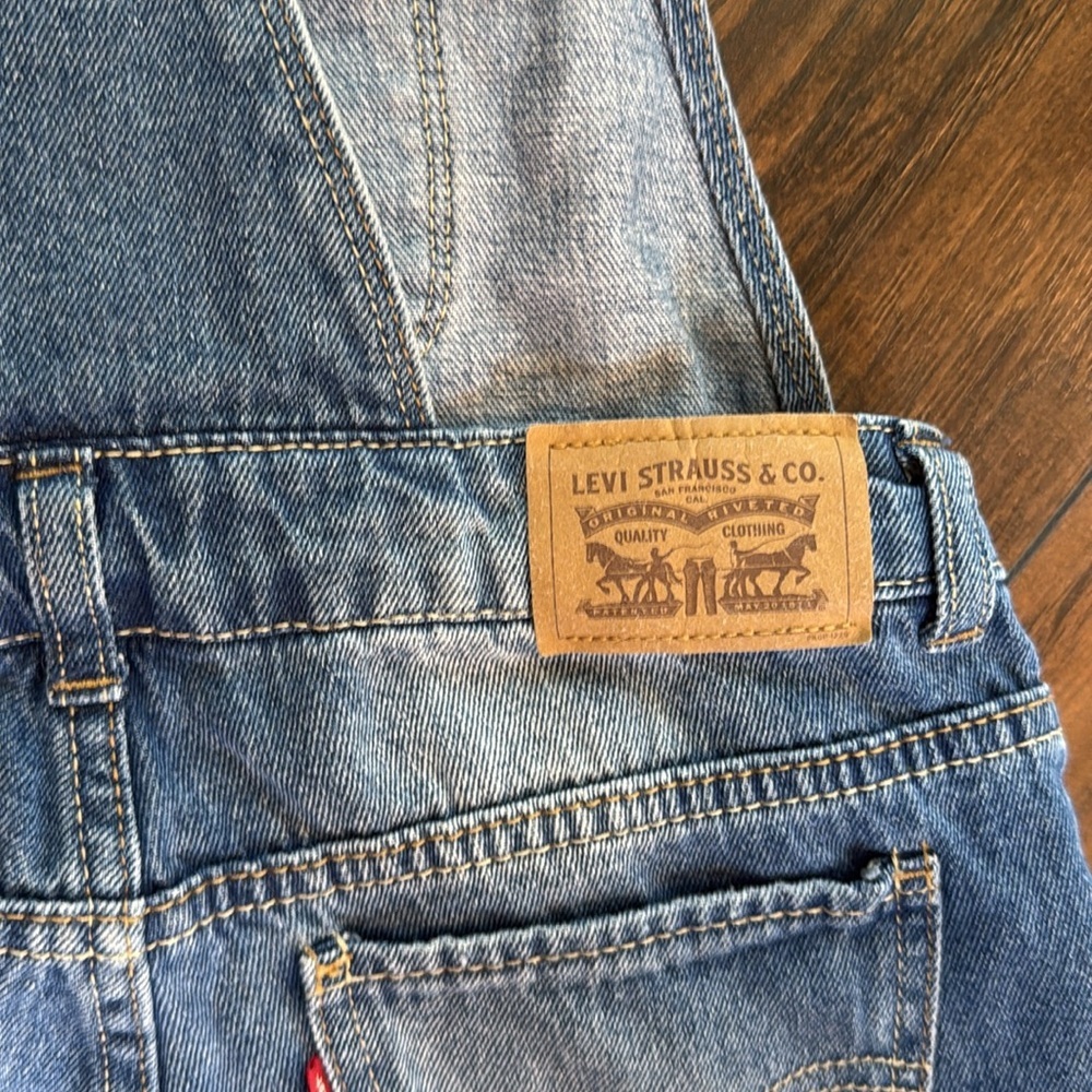 Levi’s blue jeans shortall kids 10r (D1) - Picture 5 of 6